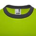 Camiseta poliéster reciclado bicolor manga corta cinta segmentada VELILLA