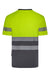 Camiseta poliéster reciclado bicolor manga corta cinta segmentada VELILLA