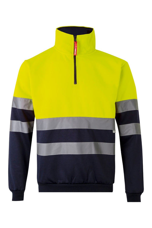 Sudadera bicolor con media cremallera VELILLA 305701
