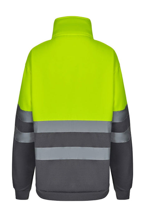 Sudadera bicolor con media cremallera VELILLA 305701