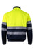 Sudadera bicolor con media cremallera cinta segmentada VELILLA