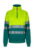 Sudadera bicolor con media cremallera cinta segmentada VELILLA