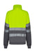 Sudadera bicolor con media cremallera cinta segmentada VELILLA