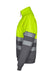 Sudadera bicolor con media cremallera cinta segmentada VELILLA