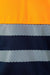 Sudadera bicolor con media cremallera cinta segmentada VELILLA
