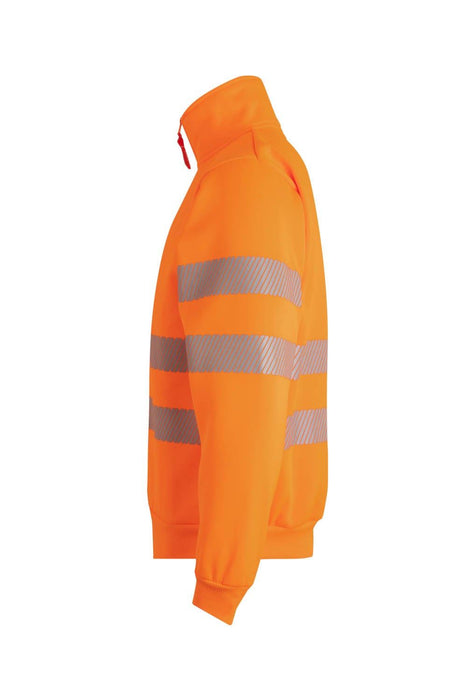 Sudadera con media cremallera cinta segmentada VELILLA