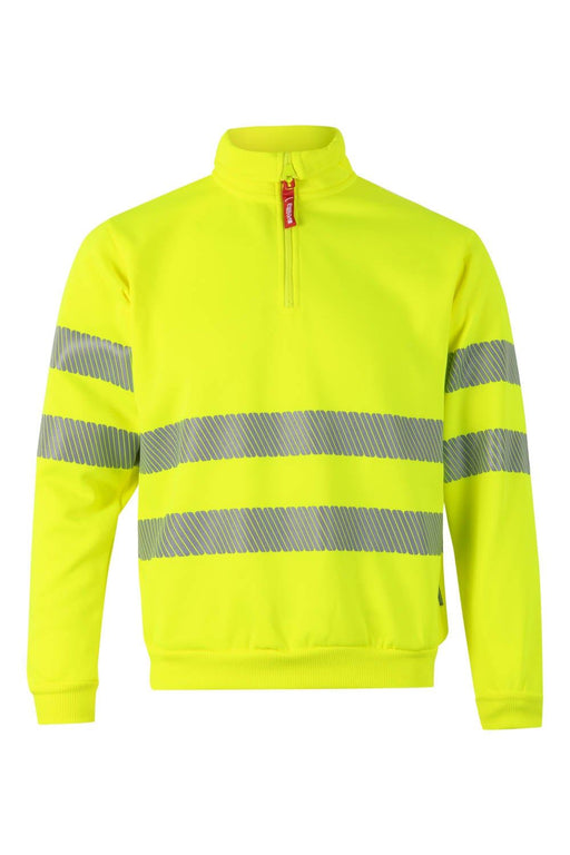Sudadera con media cremallera cinta segmentada VELILLA