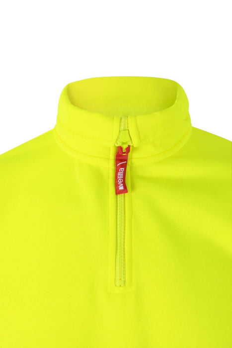 Sudadera con media cremallera cinta segmentada VELILLA