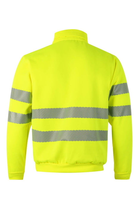 Sudadera con media cremallera cinta segmentada VELILLA