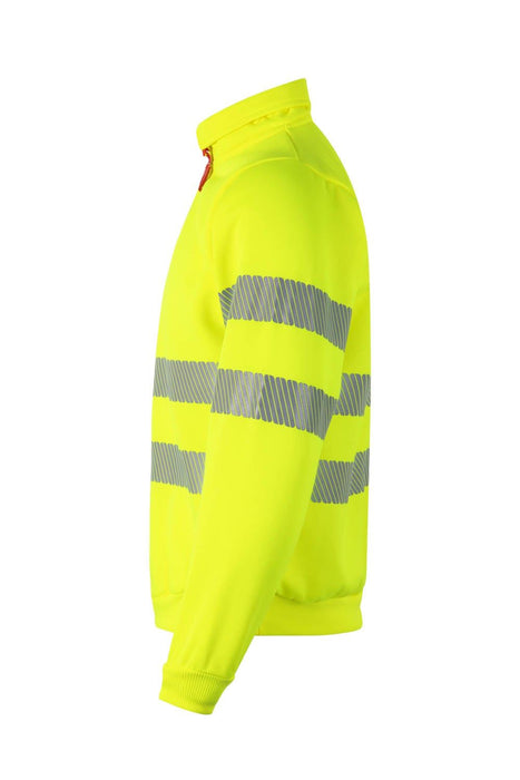 Sudadera con media cremallera cinta segmentada VELILLA