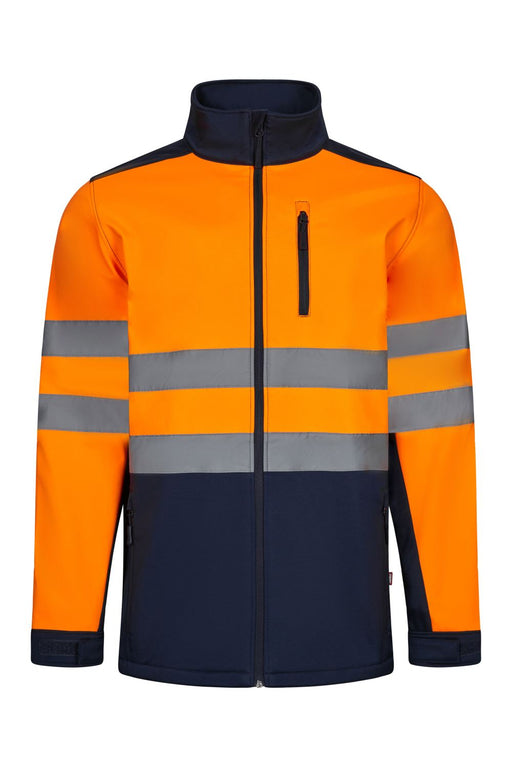 Cazadora soft shell bicolor Alta Visibilidad VELILLA 306006