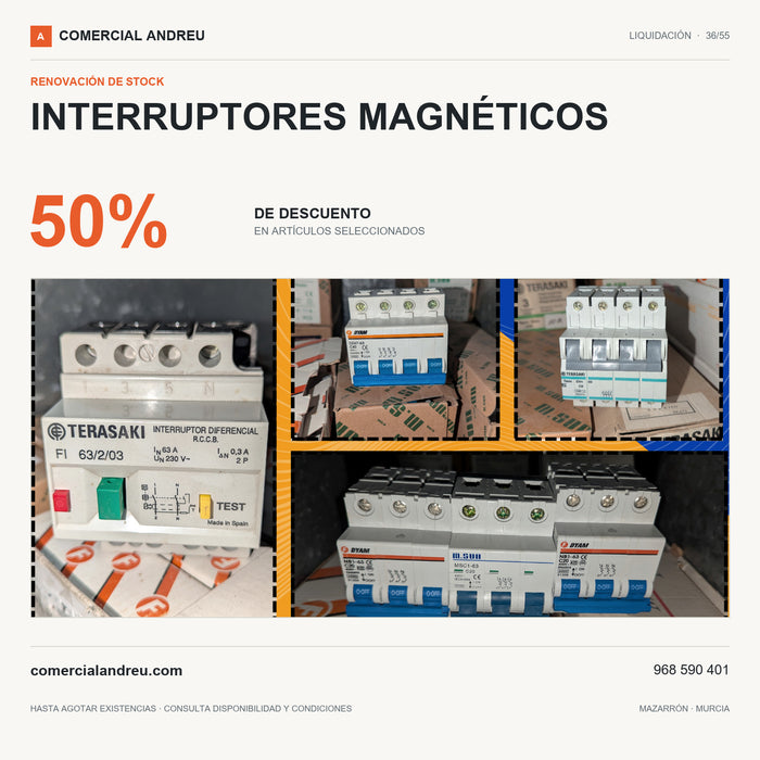 INTERRUPTORES MAGNÉTICO
