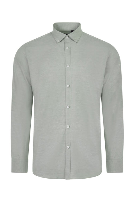 Camisa oxford stretch manga larga hombre VELILLA