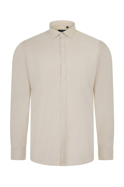 Camisa oxford stretch manga larga hombre VELILLA