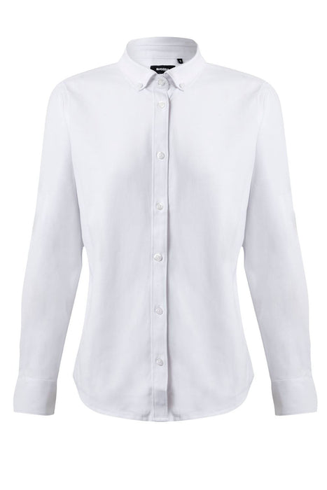 Camisa oxford stretch manga larga mujer VELILLA