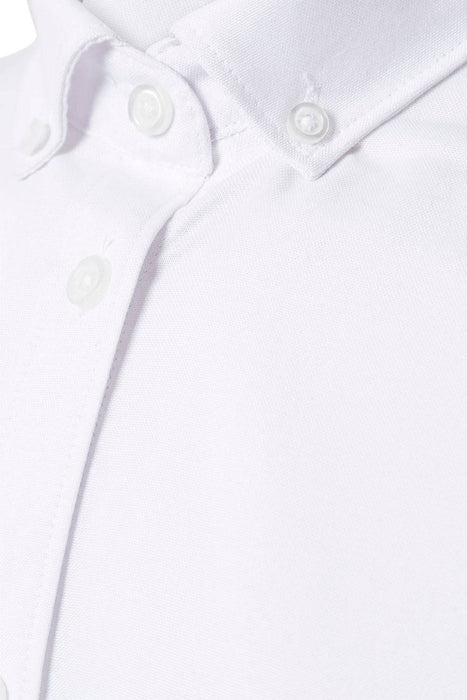 Camisa oxford stretch manga larga mujer VELILLA