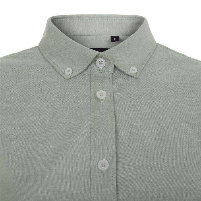 Camisa oxford stretch manga larga mujer VELILLA