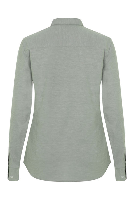 Camisa oxford stretch manga larga mujer VELILLA
