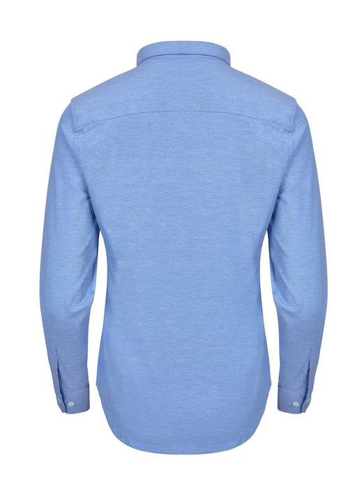 Camisa oxford stretch manga larga mujer VELILLA