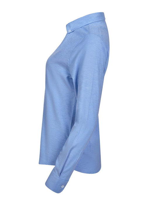 Camisa oxford stretch manga larga mujer VELILLA