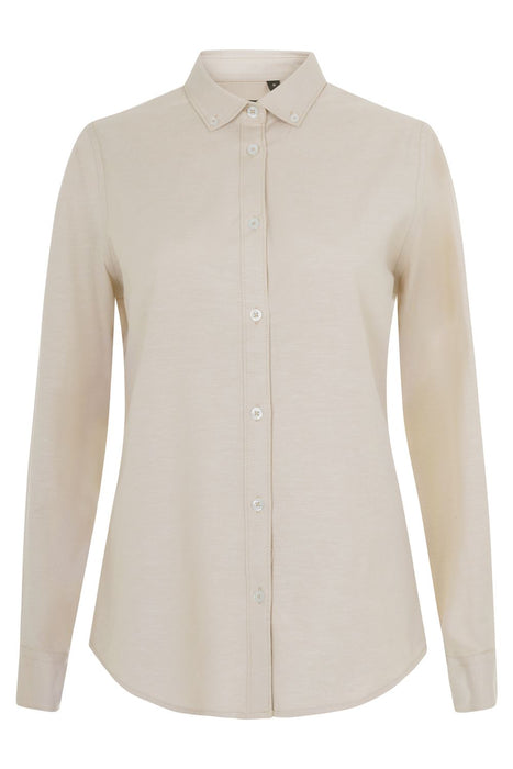 Camisa oxford stretch manga larga mujer VELILLA