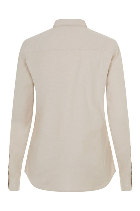 Camisa oxford stretch manga larga mujer VELILLA