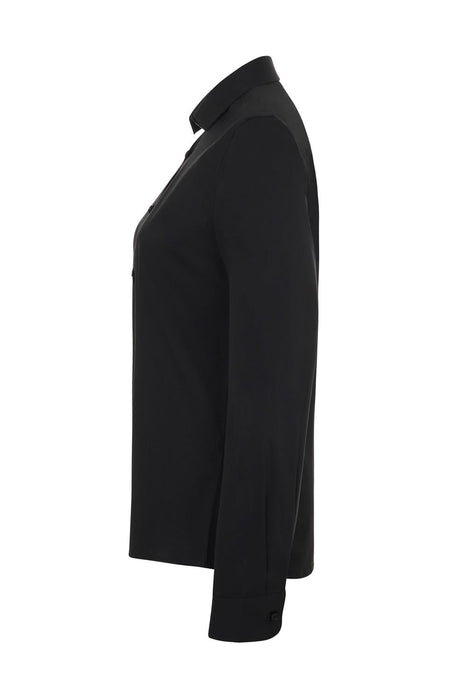 Camisa manga larga stretch mujer VELILLA