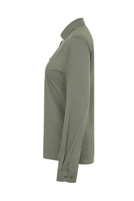 Camisa manga larga stretch mujer VELILLA