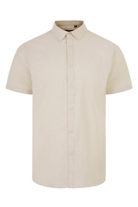 Camisa oxford stretch manga corta hombre VELILLA