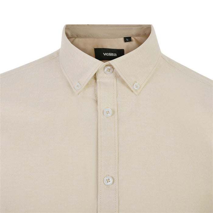 Camisa oxford stretch manga corta hombre VELILLA