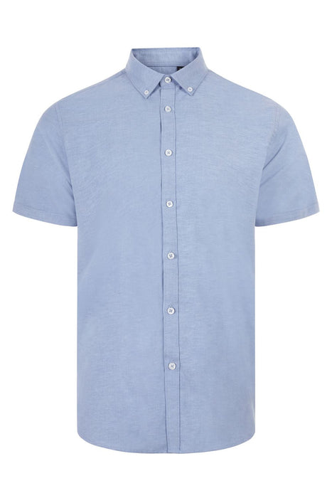 Camisa oxford stretch manga corta hombre VELILLA