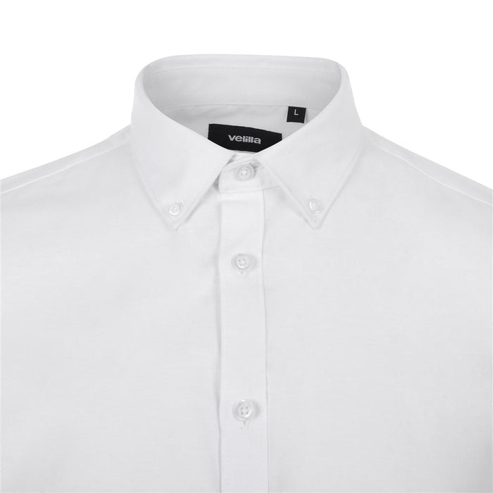 Camisa oxford stretch manga corta hombre VELILLA