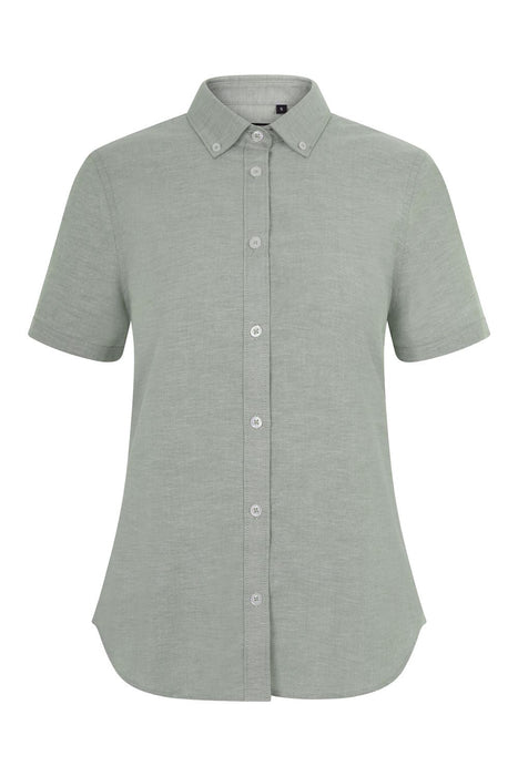 Camisa oxford stretch manga corta mujer VELILLA