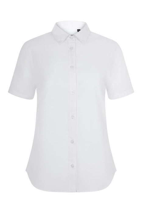 Camisa oxford stretch manga corta mujer VELILLA