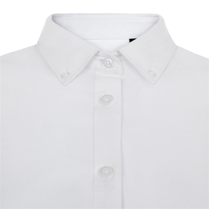 Camisa oxford stretch manga corta mujer VELILLA