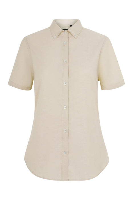 Camisa oxford stretch manga corta mujer VELILLA
