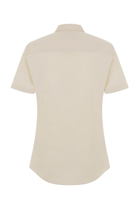 Camisa oxford stretch manga corta mujer VELILLA