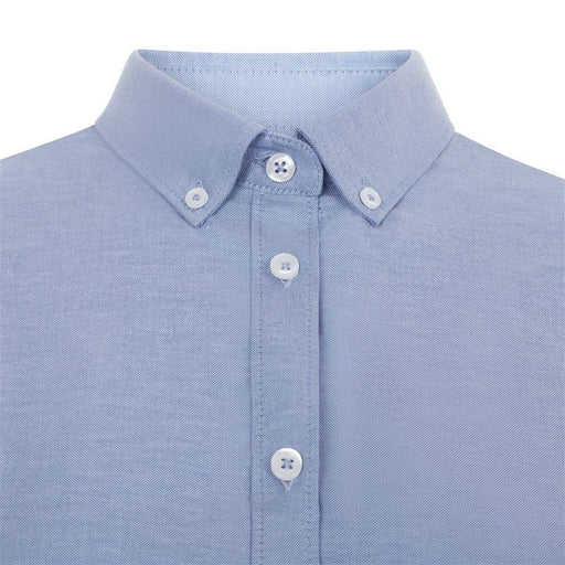 Camisa oxford stretch manga corta mujer VELILLA