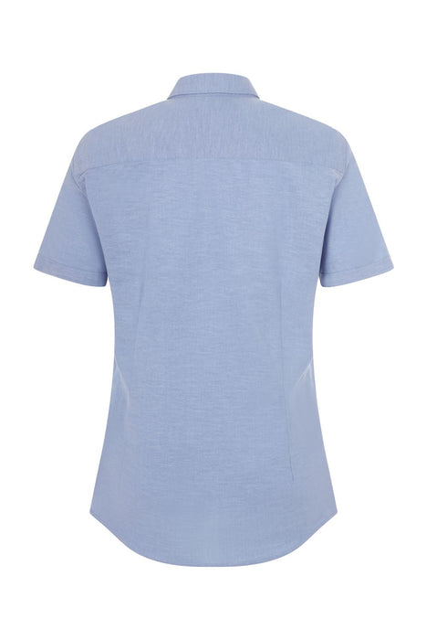 Camisa oxford stretch manga corta mujer VELILLA