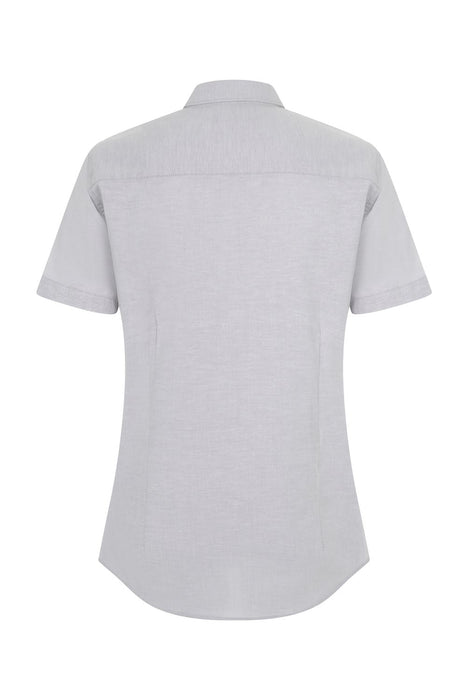 Camisa oxford stretch manga corta mujer VELILLA
