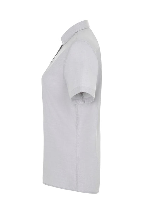 Camisa oxford stretch manga corta mujer VELILLA