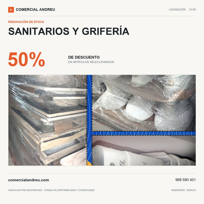 SANITARIOS Y GRIFERÍA