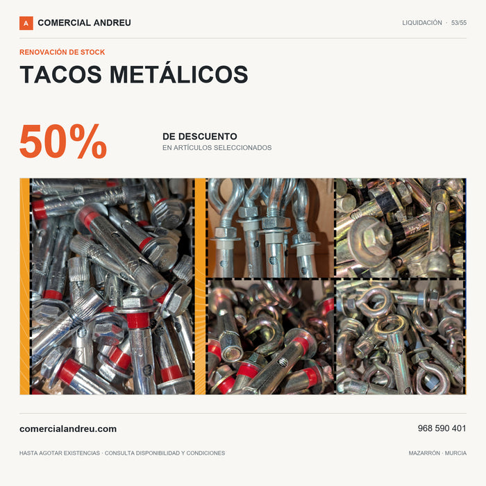 TACOS METÁLICOS