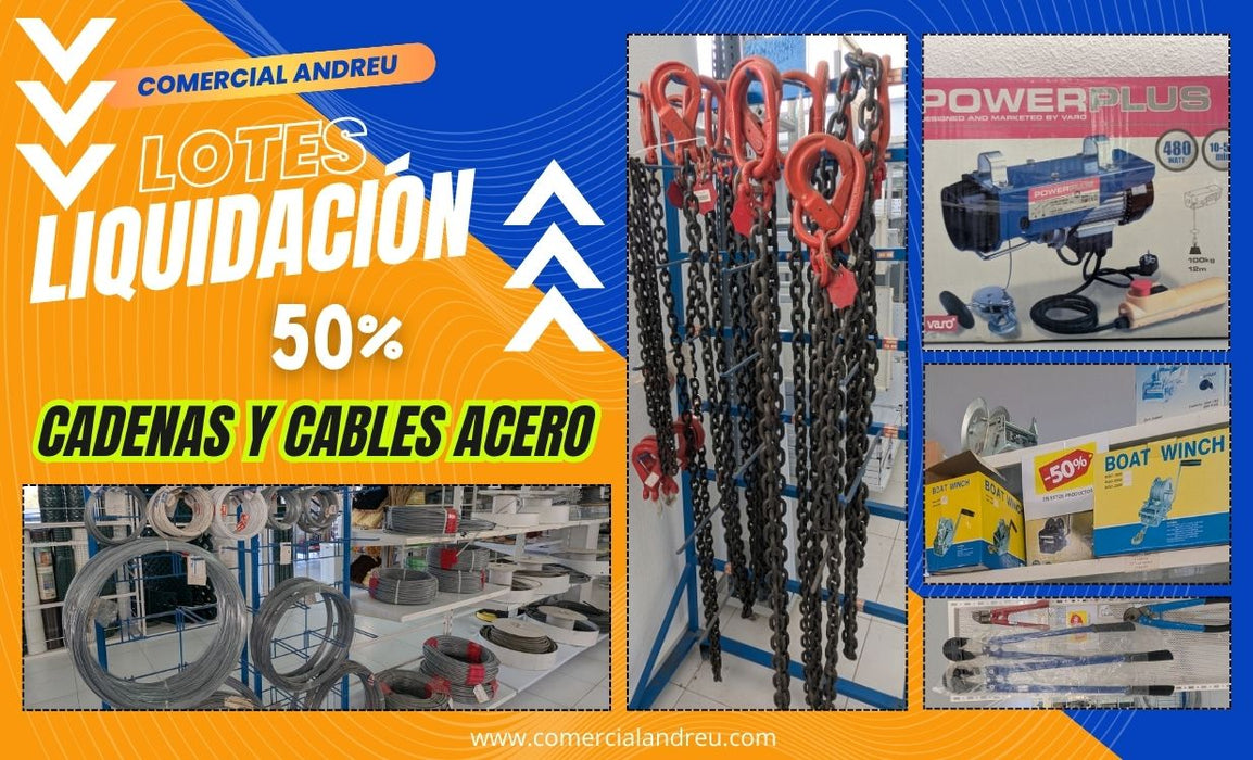CADENAS Y CABLES ACERO