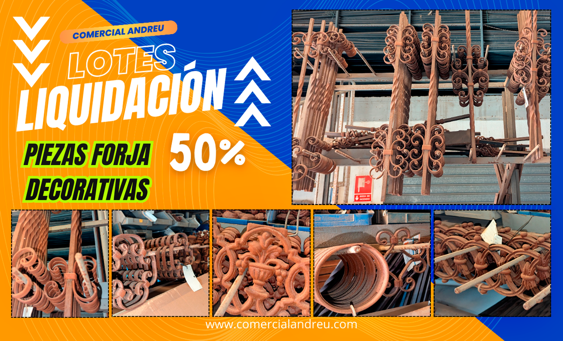 PIEZAS FORJA DECORATIVAS