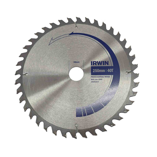 Disco de Corte para Madera Irwin 250mm