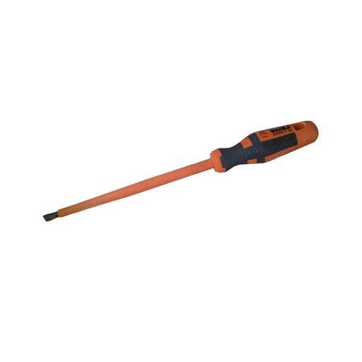 Destornillador aislado punta plana 8x175mm profesional