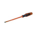 Destornillador aislado punta plana 8x175mm profesional