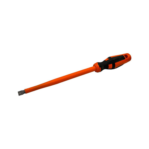 Destornillador aislado punta plana 10x200mm profesional