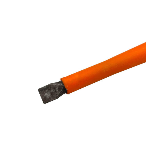 Destornillador aislado punta plana 10x200mm profesional